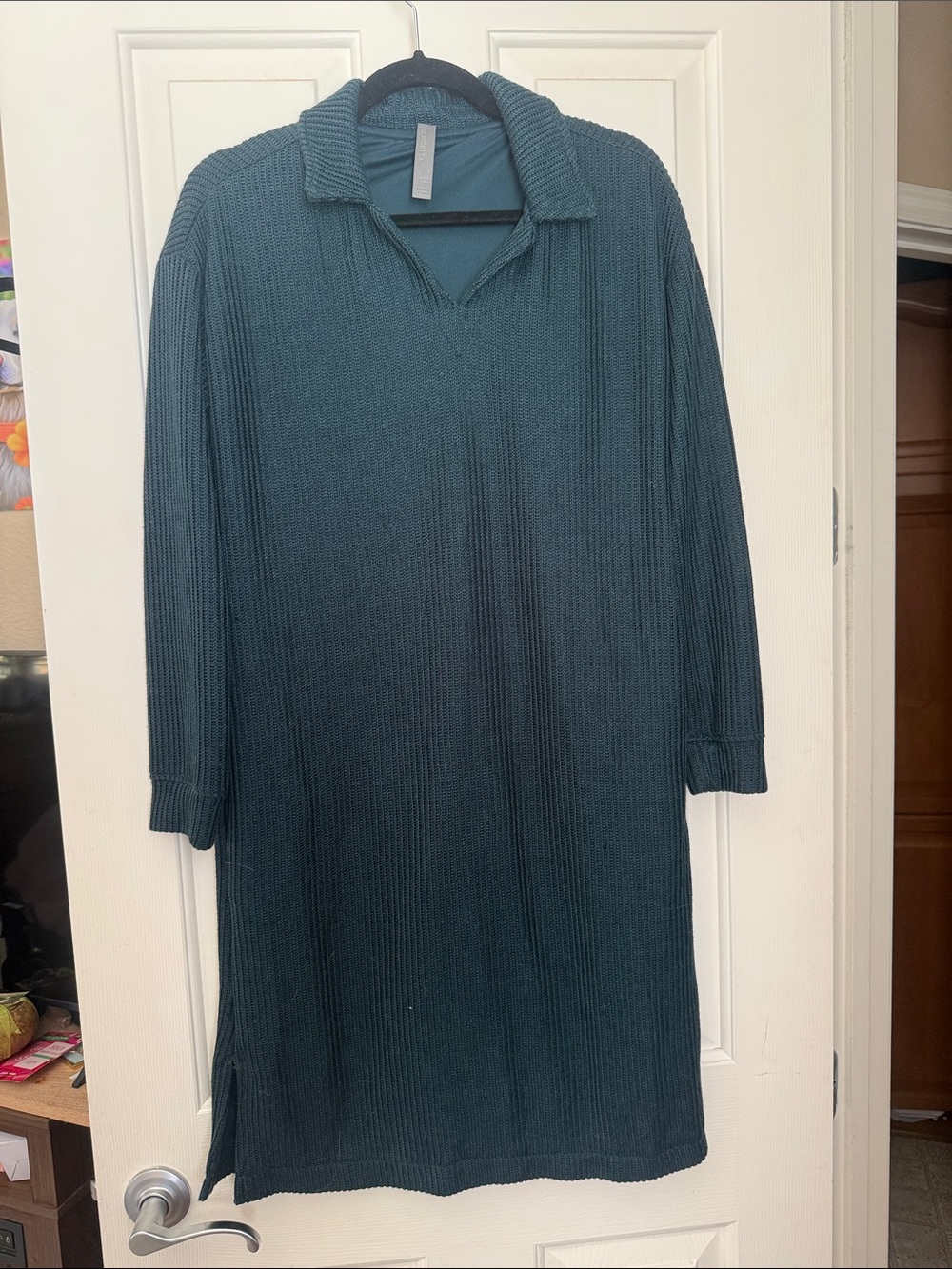 MONDETTA COLLARED SWEATER DRESS
